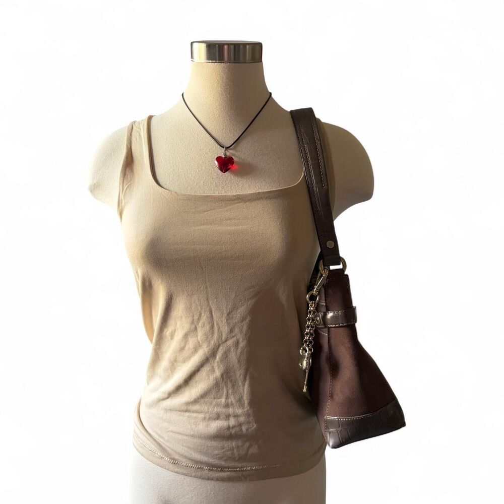 French-laundry Women's Tan and Cream Vest